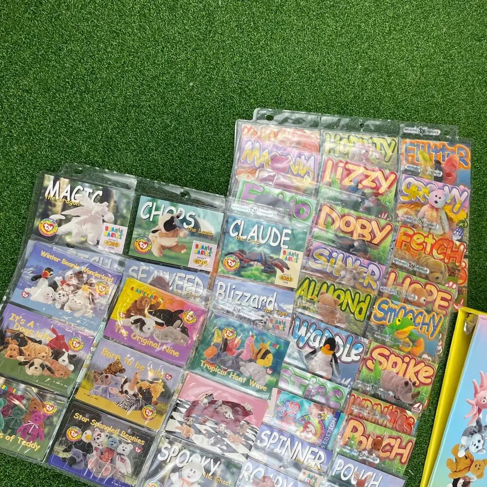 Ty Beanie Babies Official Club Collector's Cards and Binder